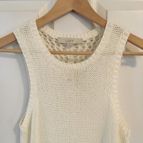 LOFT Tops - Loft - Sweater tank tunic length